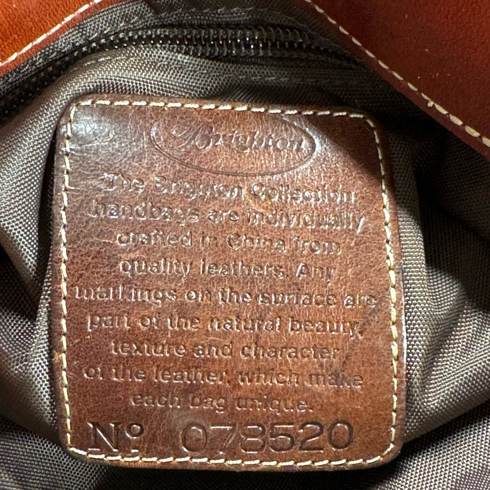 Brighton Vintage Tweed and Leather Satchel - Picture 7 of 13